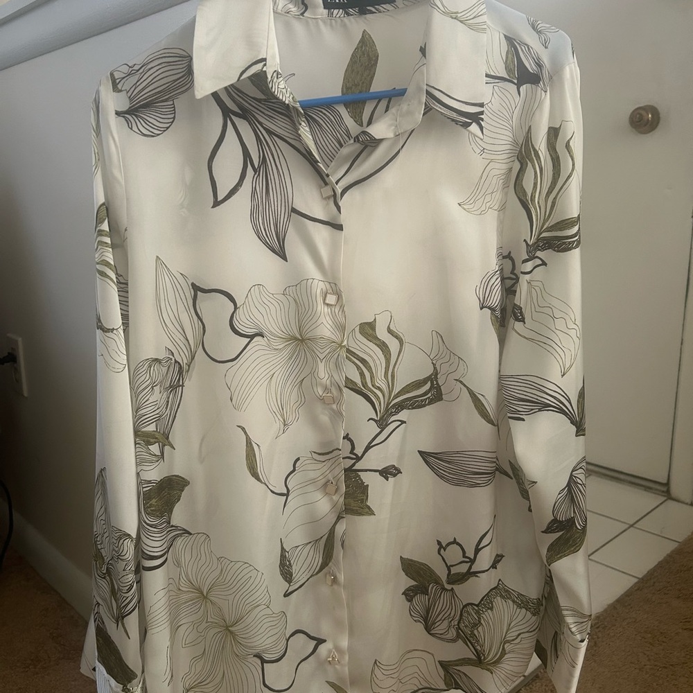 Zara women’s silky blouse